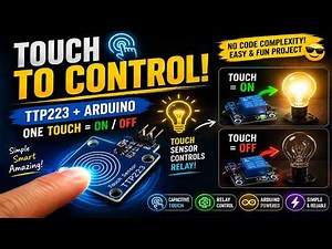 Control a Light Without Touching It! | Arduino Capacitive Touch Sensor Project