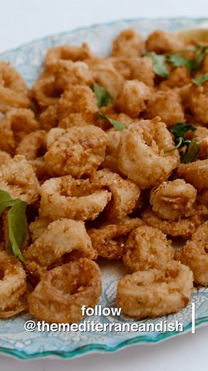 Crispy Fried Calamari Recipe | The Mediterranean Dish