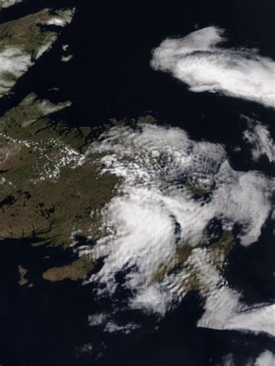 Newfoundland, Canada, as seen from the NASA WorldView Satellite on May 24, 2026. #nlwx