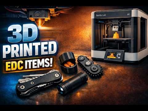 7 Practical 3D Prints for Your Every Day Carry #3dprinting #edccommunity