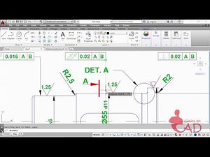 Lesson 12 | Tolerances | Mechanical Drawing in AutoCAD