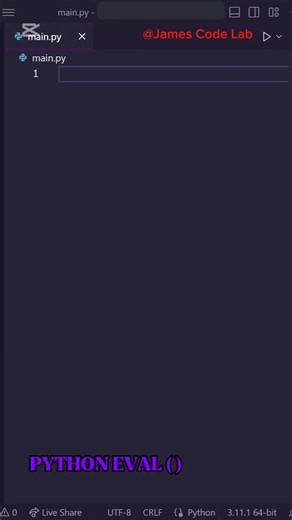 47K views · 340 reactions | Python tutorial eval( ) | Code 231 | Facebook