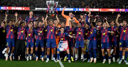 Barcelona wygrała El Clasico i obroniła tytuł mistrza Hiszpanii
