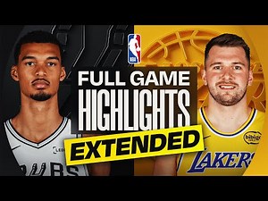 EXTENDED: SPURS at LAKERS | FULL GAME HIGHLIGHTS | November 5, 2025