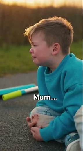 brain rot 67 kid falls of scooter #funny