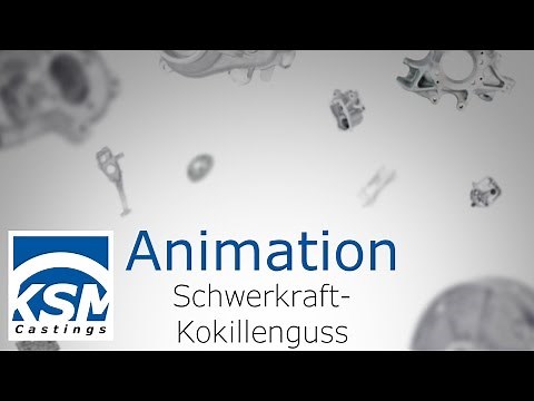 KSM Castings - Schwerkraft-Kokillenguss-Prozessanimation