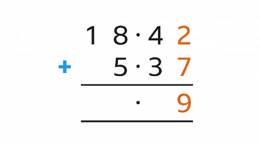 How to add and subtract decimals - BBC Bitesize
