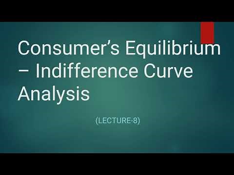 Consumer Equilibrium - Indifference Curve Analysis | Consumer Equilibrium | Part-8 | EK:)