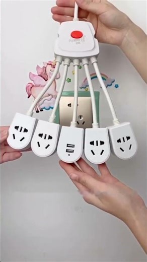 Multi Plug Socket with 2 Sockets 3 USB