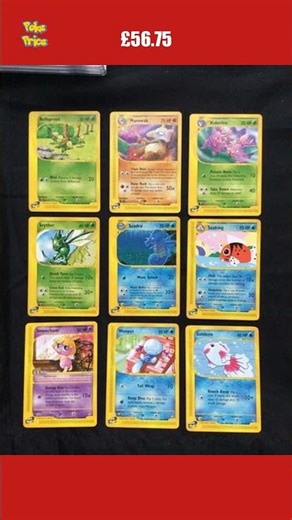 🔥 Pokemon Cards: Aquapolis 19 Card Non-Hol Sold for £56.75! Worth it?! #shorts