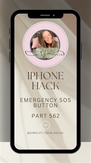 Danielle Kaye on Instagram: "Emergency SOS iPhone hack🚨🚨🚨🚨 First follow @simplify_your_social for more Instagram and iPhone hacks ❤️ ✅ Want my step by step strategy on how I went from 1 to 120K followers in less than 90 days, and made thousands in passive income? DM me or comment “ME” and I’ll send it over to you! ✅ Set up your emergency SOS right now so that if you’re ever in trouble you can simple click your side button on your iPhone 5 times and it will quietly call for help and notify so