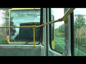 Tram Berlin - Mitfahrt im KT4D-t auf der M4 [HD 1080p]