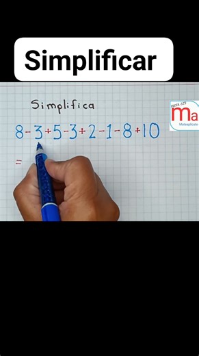 #simplificando #simplificar #simplificacion #reduccion #reducir #mateaplicate #profaely | Mateaplicate