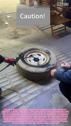 Why This Dangerous Tire Inflation Trick FAILED (Science of Combustion)