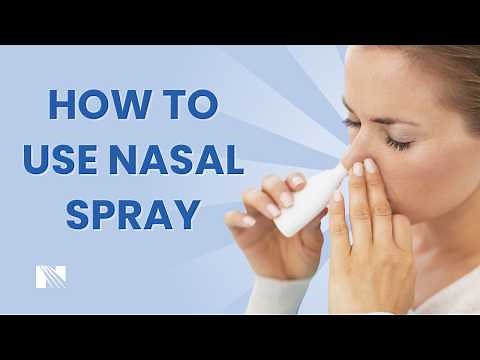 How To Use Nasal Spray