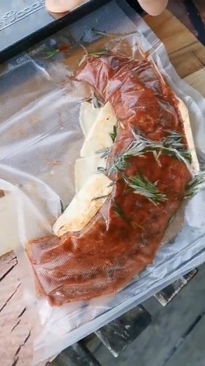 Pork fillet sous vide | quickly grilled #shorts
