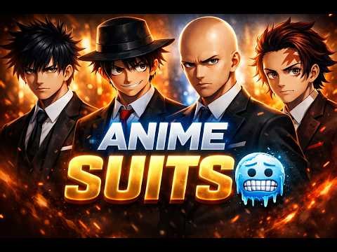 Anime Characters in SUITS 🥶🔥 | Coldest Anime Edit