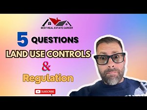 National Real Estate Exam Prep: Land Use Controls & Regulations!