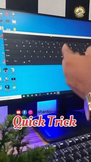 On Screen Keyboard Tricks & Shortcuts 🔥 | PC Tips 💡 | Laptop Hack You Must Know!
