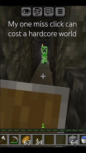 one miss click can cost a world #minecraft #minecraftfunny#minecraftyoutuber #minecraftgameplay