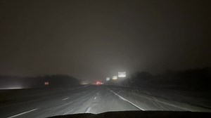 It’s straight up blizzard on the interstate. | Doug Warner