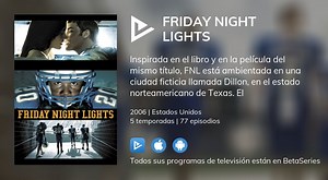 Ver Friday Night Lights en streaming