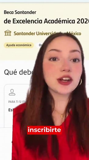 Beca Santander de Excelencia Académica 2026