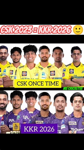 What a fast time change 😔 #ipl2026 #trending #csk #youtubeshorts #viral #kkr