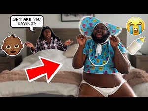 Acting Like A "BABY" To See How My WIFE Reacts...*HILARIOUS*