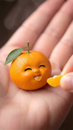 Can You See the Zest Spray? 🍊. So Juicy Orange! #eating #orange #satisfying #asmr