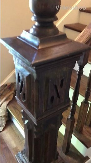 150 year old newel remove and replace