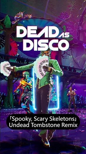 ｢Spooky, Scary Skeletons｣ The Living Tombstone Remix 💀🪩 | Dead as Disco