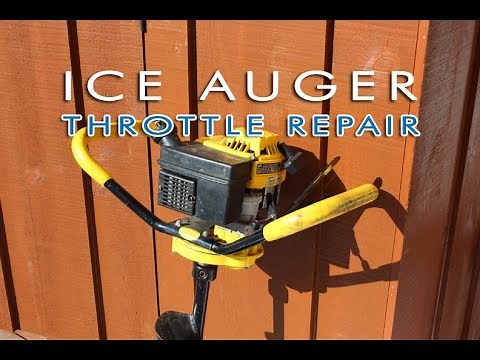 HOW-TO - Ice Auger Throttle Repair - video