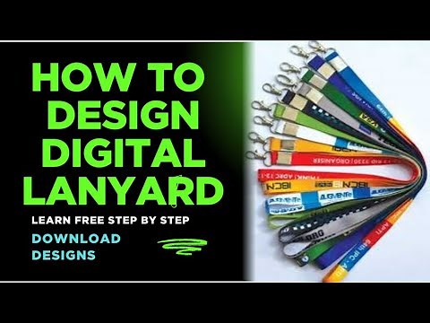 How to Design Digital Lanyard | Learn Free