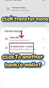 From BPI to Gcash Money Transfer #bpi #gcash #online #money #fyp #youtubeshorts