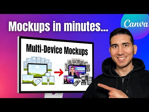 How To Create EASY Digital Product Mockups in Canva