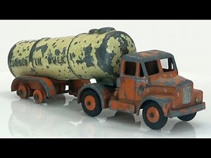 Restoration of the Scammell tanker. Model from 1958. "Trucks of the World" Morestone.