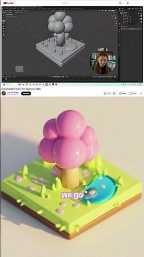 Let's follow cute blender tutorials!! (sorry donut man)