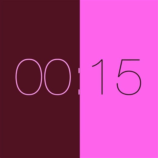 30 Second Visual Timer | Magenta Cranberry #timer #countdown #countdowntimer #30secondtimer #30sec