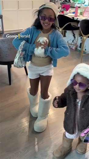 Kulture Picks Baby Blossom’s Outfit 😍