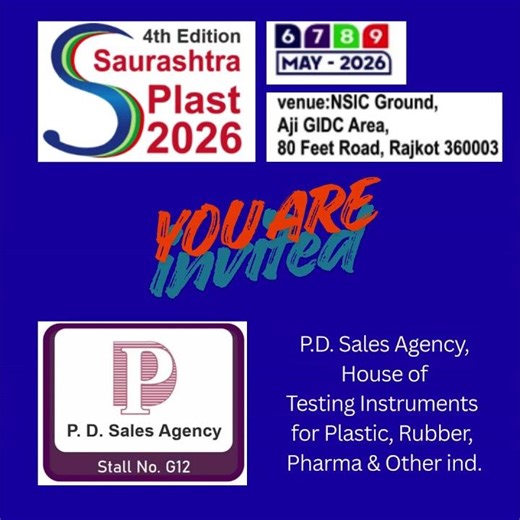 P.D. Sales Agency is mfgr of Testing Instruments for Pharma, Rubber, plastic & other ind. 9228389568