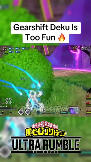 Gear Shift Deku Is Too Fun in My Hero Ultra Rumble | Full Video On YouTube #mha #myheroacademia #fyp #ayethatsaaron #myheroultrarumble