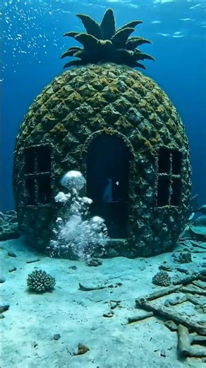 SPONGEBOB'S HOUSE 🌊#shorts