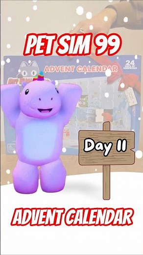 Pet Simulator 99 ADVENT CALENDAR! Day 11 #roblox #petsimulator99 #ps99 #christmasupdate