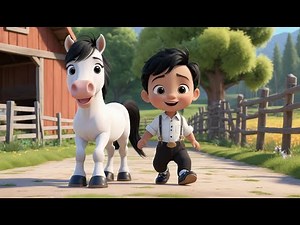 Horsey Horsey Clip Clop Song 🐴🎶 | Fun Horse Ride for Kids | Farm Animal Nursery Rhyme