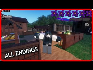 Roblox STAB AN AZURE | ALL 13 Endings