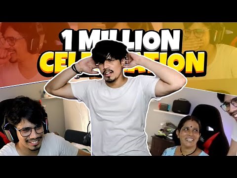 1 Million Celebration with ‪@GamerFleet‬ Mother 🎂 | Dance + Emotional 😭❤️