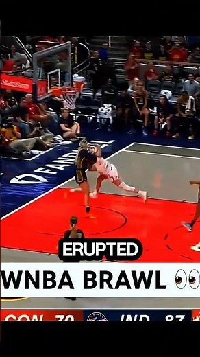 Sophie Cunningham DROPS Jacy Sheldon With HARD FOUL 😳🔥 Full Chaos Erupts! #WNBA #Basketball #Viral