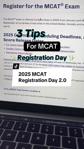 2025 MCAT Registration Day: Get Ready to Register!
