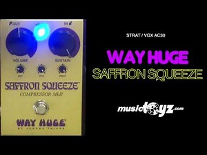Way Huge Saffron Squeeze Compressor Guitar Pedal